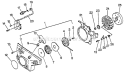 Page G Diagram and Parts List for CSG-6700 After S/N 005531 Echo Chop Saw