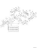 Part Location Diagram of P021006651 Echo Shaft-Arm Adjust