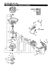 Part Location Diagram of 10021242030 Echo Seal