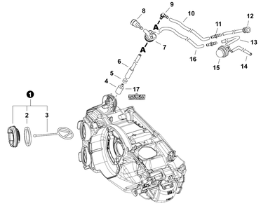 Fuel System Diagram and Parts List for CS-2511T C80115001001 - C80115999999 Echo Chainsaw