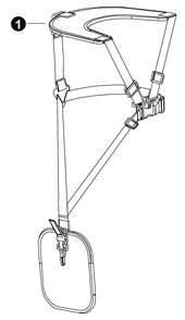 Harness Diagram and Parts List for SRM-4510 U53726001001 - U53726999999 Echo Brush Cutter
