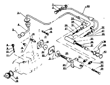Part Location Diagram of 43711000231 Echo Body, Oil Pump