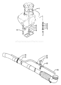 Page E Diagram and Parts List for DM-9  Echo Sprayer