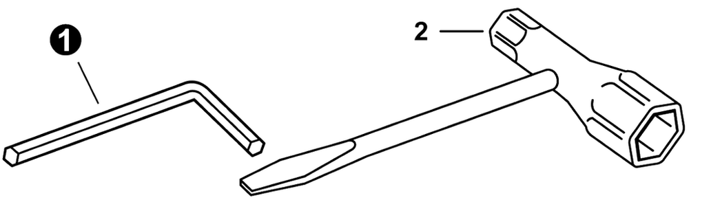 Tools Diagram and Parts List for CS-355T C85015001001 - C85015999999 Echo Chainsaw