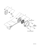 Page M Diagram and Parts List for EA-400 03001001 - 03002853 Echo Auger