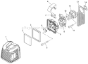 Page M Diagram and Parts List for EA-500 03001001 - 03001668 Echo Auger