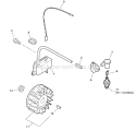 Page K Diagram and Parts List for EA-500 03001669 - 03999999 Echo Auger