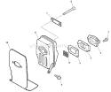 Page F Diagram and Parts List for EA-500 03001669 - 03999999 Echo Auger