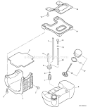 Page H Diagram and Parts List for EA-500 03001669 - 03999999 Echo Auger