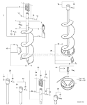 Page A Diagram and Parts List for EA-500 04001001 - 04001146 Echo Auger