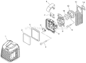 Page K Diagram and Parts List for EA-500 04001001 - 04001146 Echo Auger