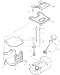 Page G Diagram and Parts List for EA-500 04001001 - 04001146 Echo Auger