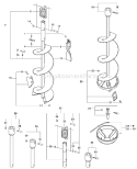 Page A Diagram and Parts List for EA-500 04001147 - 04999999 Echo Auger