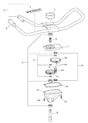 Page I Diagram and Parts List for EA-500 04001147 - 04999999 Echo Auger