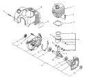 Page B Diagram and Parts List for ED-2000 Type 1 -After S/N 011006 Echo Engine