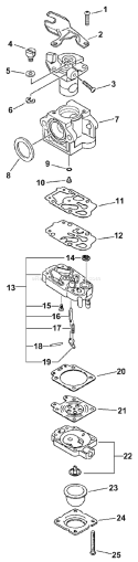 Page A Diagram and Parts List for EDR-260 07001001 - 07999999 Echo Engine