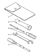 Page V Diagram and Parts List for EG-1500 00000 - 03796 Echo Generator