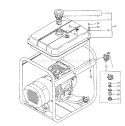 Page K Diagram and Parts List for EG-1500 After S/N 03797 Echo Generator