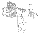 Page U Diagram and Parts List for EG-2300 001001 - 003371 Echo Generator