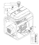 Page K Diagram and Parts List for EG-3500 After S/N 02738 Echo Generator