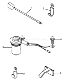 Page P Diagram and Parts List for EG-4300E  Echo Generator