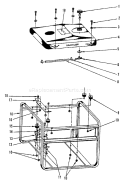 Page B Diagram and Parts List for EG-4600  Echo Generator
