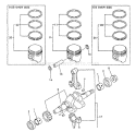 Part Location Diagram of Y16066422300 Echo Pin-Piston