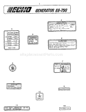 Page K Diagram and Parts List for EG-750  Echo Generator