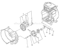 Part Location Diagram of Y16066414100 Echo Camshaft Assembly.