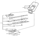 Page A Diagram and Parts List for EHC-2000  Echo Hedge Trimmer