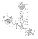 Part Location Diagram of 13001005062 Echo Gasket-Intake