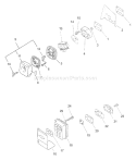 Part Location Diagram of A313000120 Echo Guide-exhaust-outer