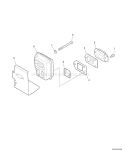 Page E Diagram and Parts List for ES-210 P08711001001 - P08711999999 Echo Chipper Shredder