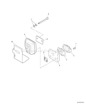 Page D Diagram and Parts List for ES-210 P08711001001 - P08711999999 Echo Chipper Shredder