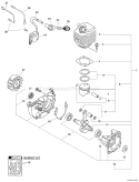 Part Location Diagram of SB1049 Echo Short Block