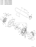 Page F Diagram and Parts List for ES-231 06001001 - 06999999 Echo Chipper Shredder