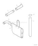 Page A Diagram and Parts List for ES-210 P08711001001 - P08711999999 Echo Chipper Shredder
