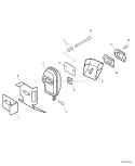 Page D Diagram and Parts List for ES-230 P18912001001 - P18912999999 Echo Chipper Shredder
