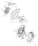 Part Location Diagram of A190000011 Echo Cover-Engine