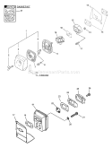 Page I Diagram and Parts List for ES-2400 Type 1E Echo Chipper Shredder