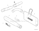 Part Location Diagram of E160000171 Echo Tube, Elbow