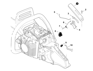 Part Location Diagram of A241000172 Echo Rod, Choke