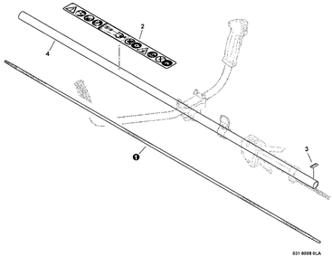 Part Location Diagram of 61001347730 Echo Driveshaft - Flexible