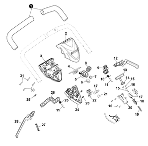 Part Location Diagram of YH321000310 Echo Switch