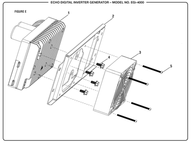 Figure E Diagram and Parts List for EGI-4000 (Revision 02)(099930635)(2020-03) Echo Generator