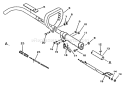 Page B Diagram and Parts List for GT-1100 077001 - 098000 Echo Trimmer