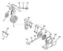 Page G Diagram and Parts List for GT-1100 077001 - 098000 Echo Trimmer