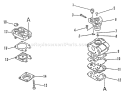 Page A Diagram and Parts List for GT-1100 098001 - 126000 Echo Trimmer