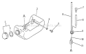 Page D Diagram and Parts List for GT-1100 098001 - 126000 Echo Trimmer