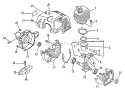 Page C Diagram and Parts List for GT-1100 126001 - 174348 Echo Trimmer